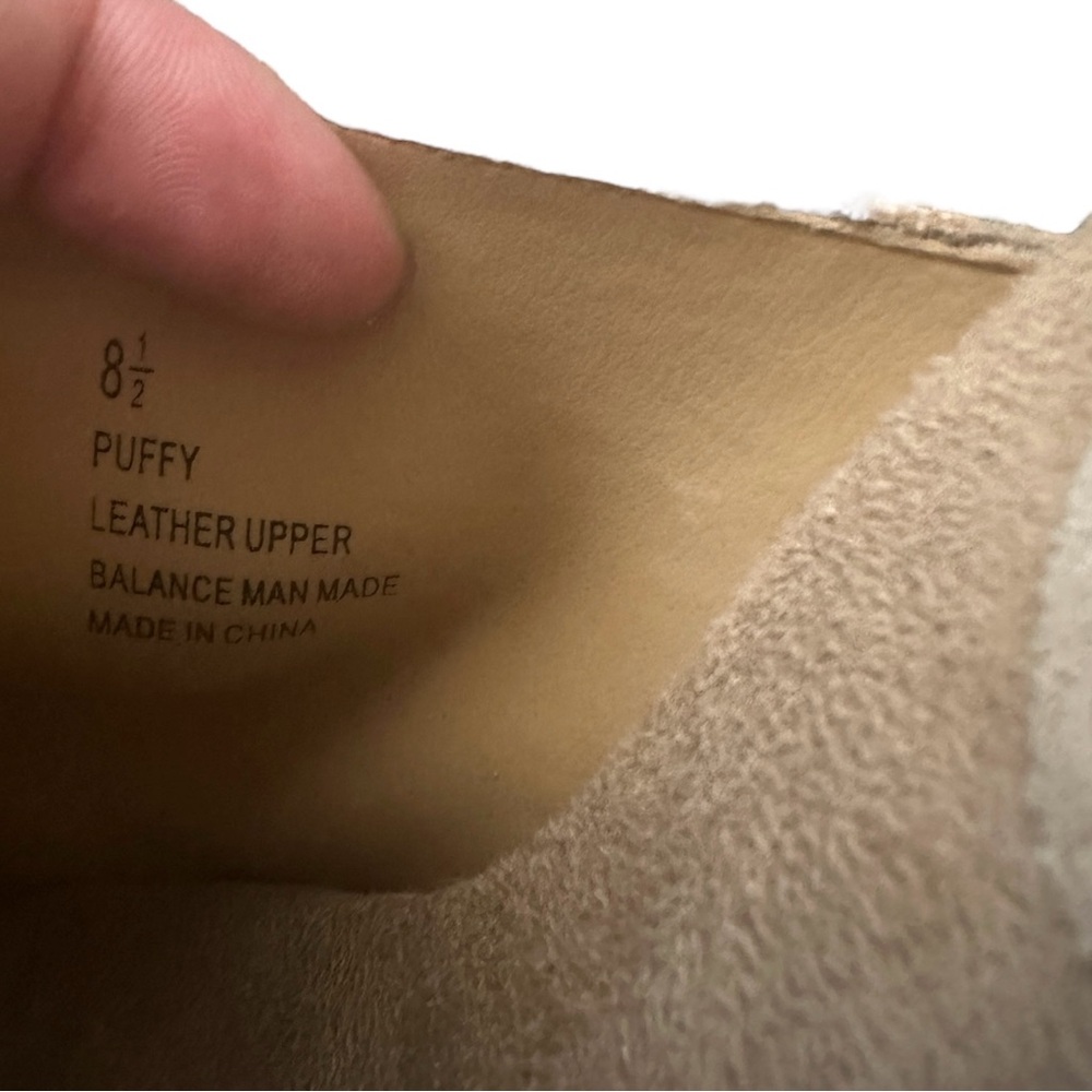 Vintage Y2K Ellemenno “Puffy” suede and rabbit fur platform mules - Picture 5 of 7